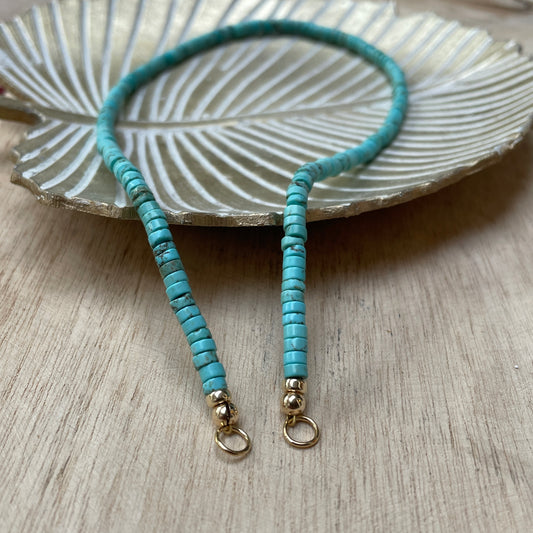 Collana Spacer Turchese