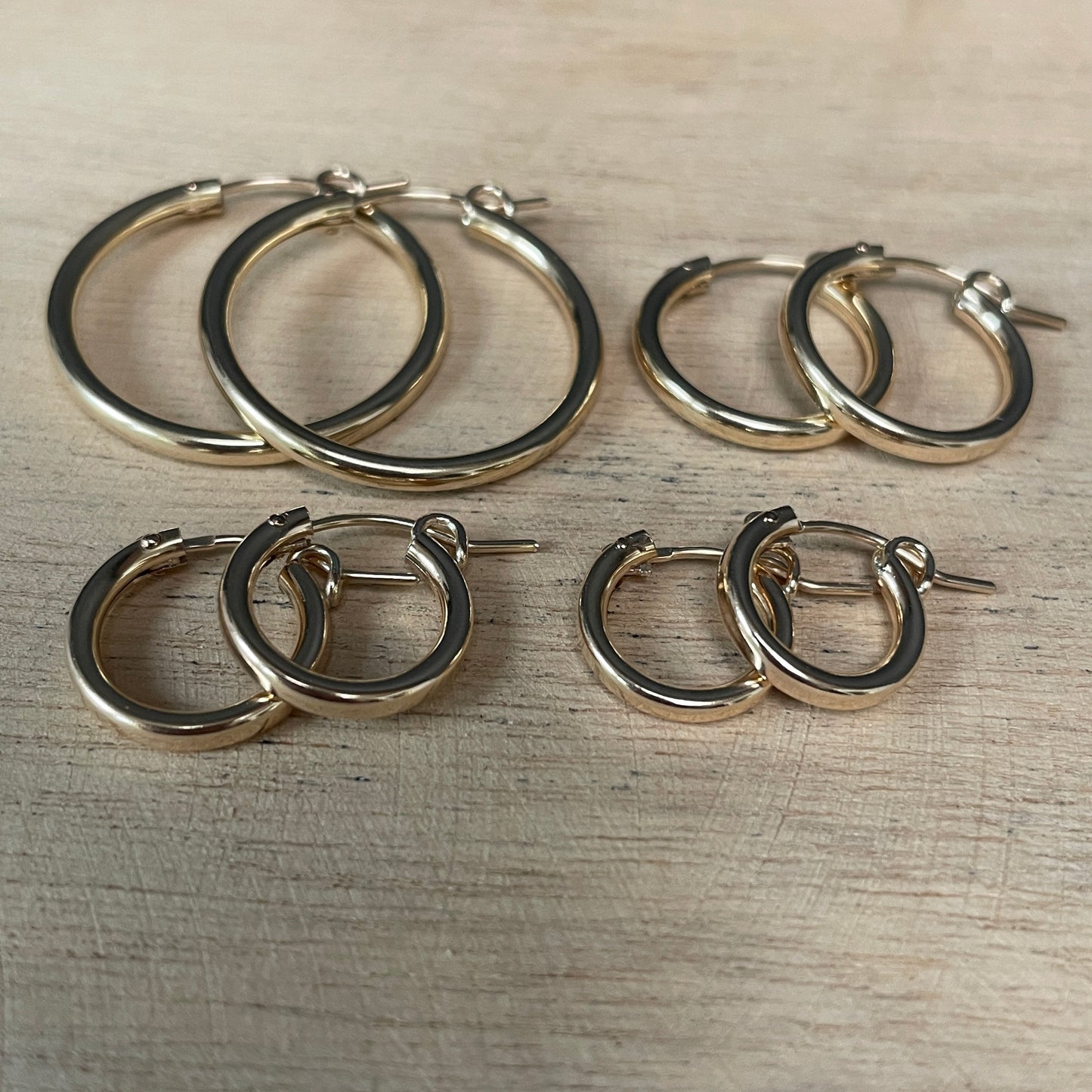 Gold Filled oorringen