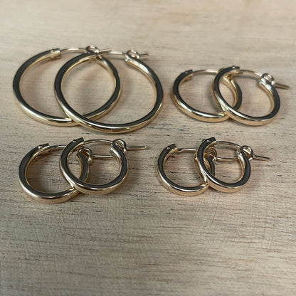 Gold Filled oorringen