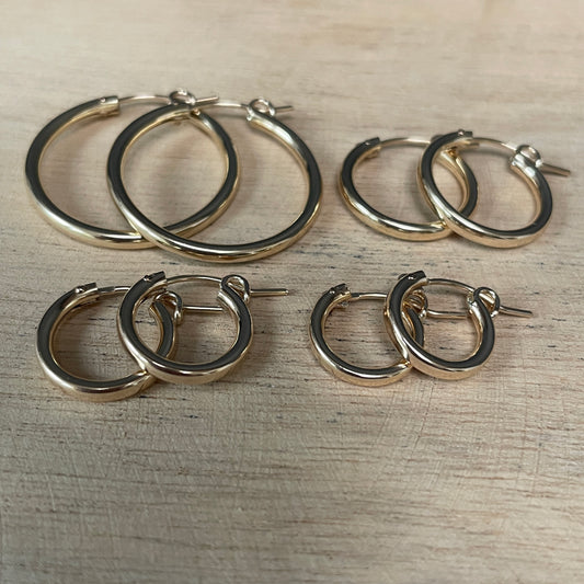 Gold Filled oorringen