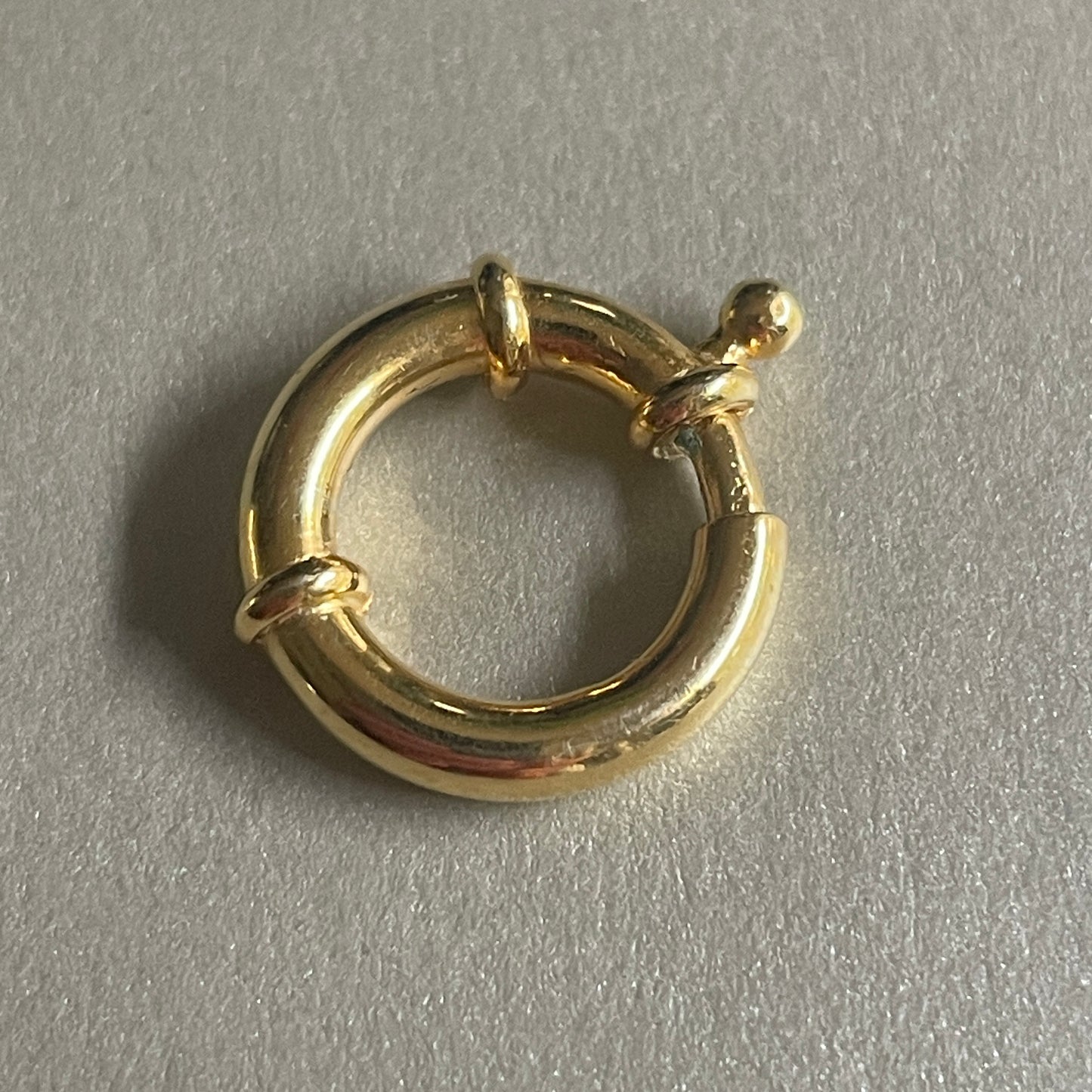 Boei connector (925 sterling zilver/ gold plated)