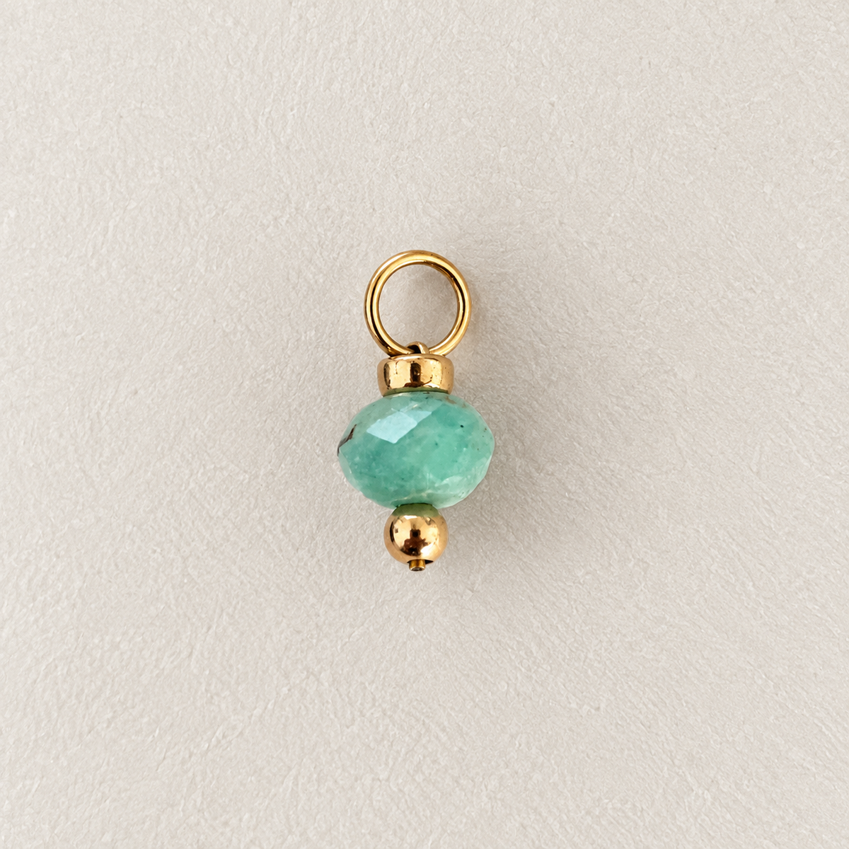Hanger turquoise amazoniet steen