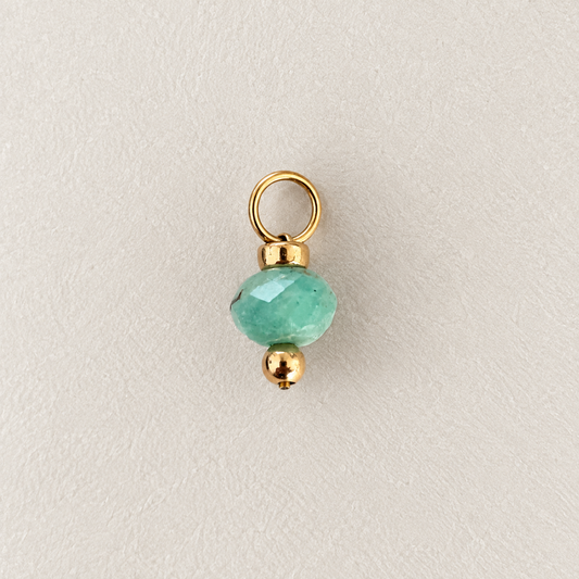 Hanger turquoise amazoniet steen