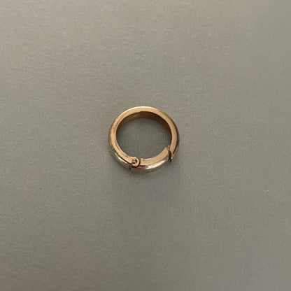 Ronde connector gold filled of 925 sterling zilver
