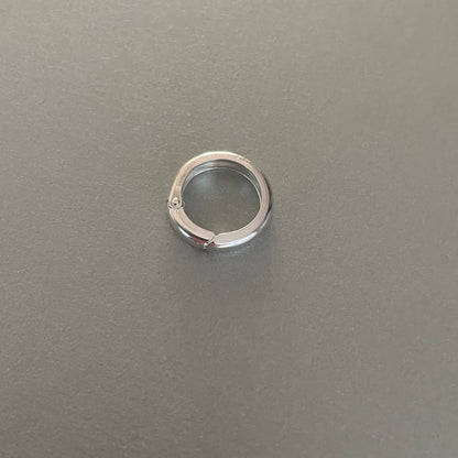 Ronde connector gold filled of 925 sterling zilver