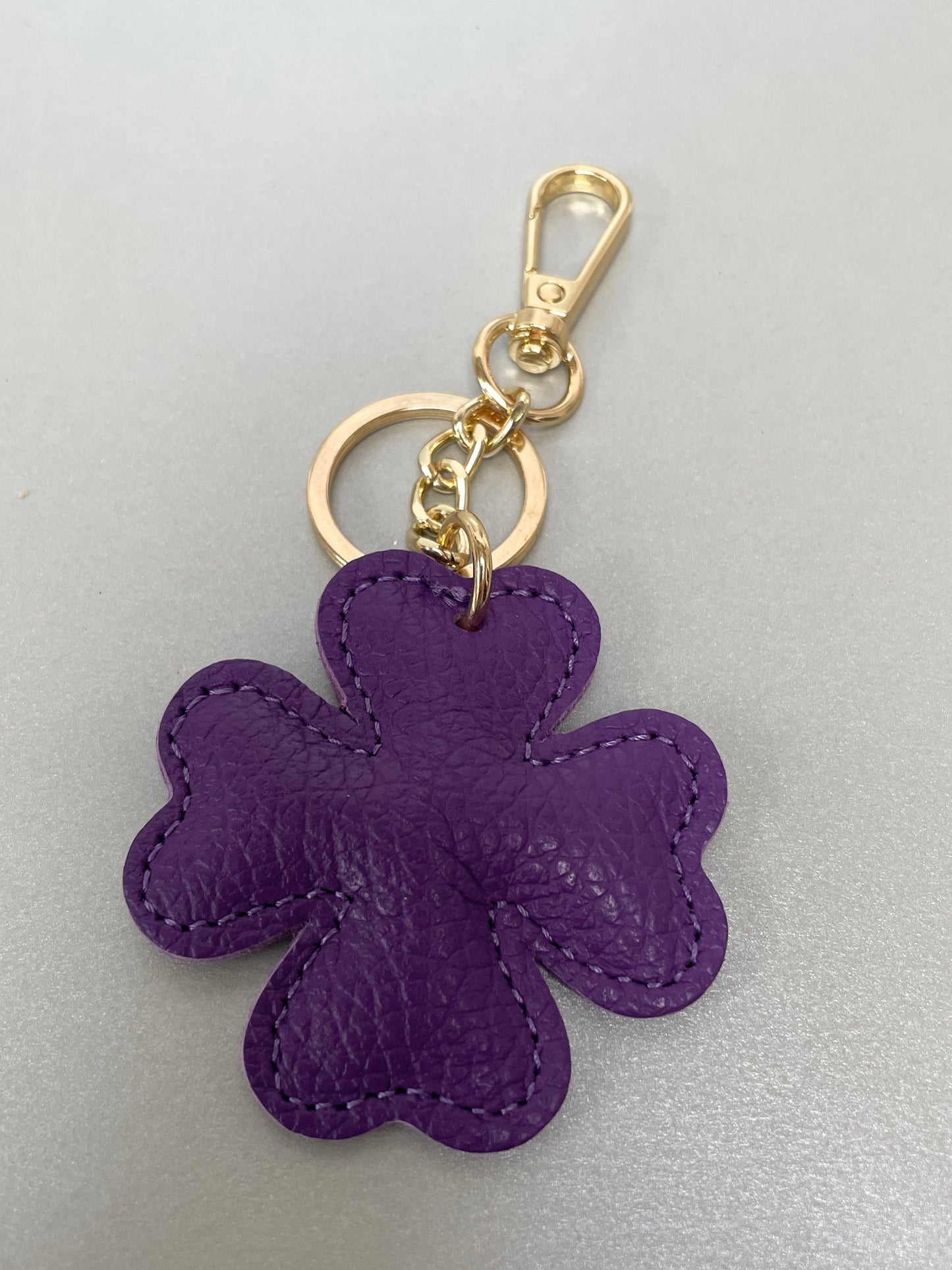 Key/bag pendant four-leaf clover