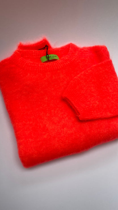 Trui oranje Mohair
