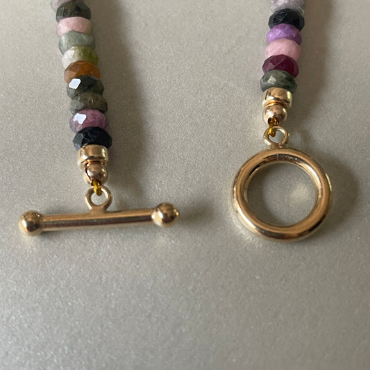 Gold Filled ring/bar connector