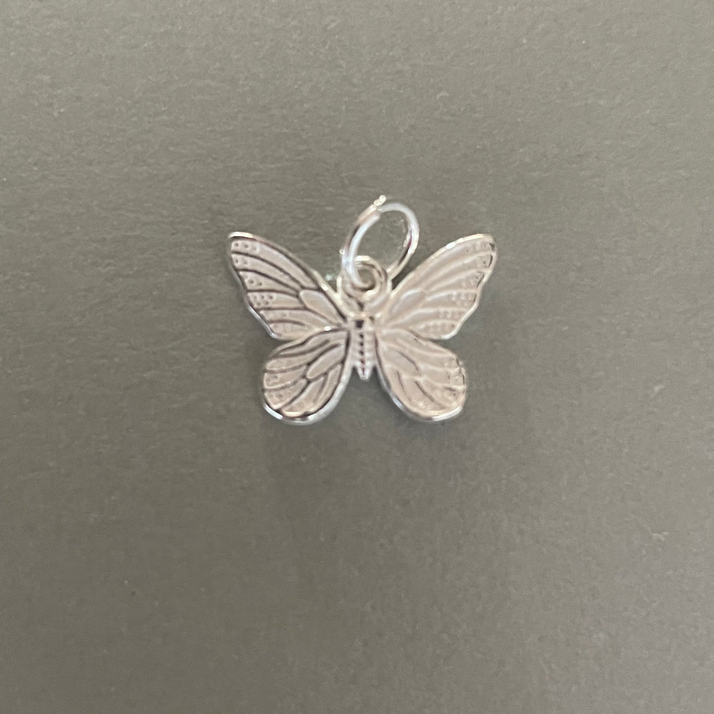 Silver butterfly pendant